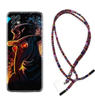 INFINIX Note 11 Pro Note 10 Hot 9 Play Kılıf Boyun Asklı Rasta Silikon Karga 1616