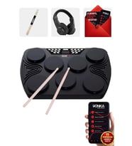 Midex DDX-105 Profesyonel Dijital Davul Şarjlı Elektronik Bateri Bluetooth (Kulaklık hediye)
