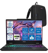 Msı Cyborg 15 Intel Core I5 13420H 64GB Ddr5 4tb SSD RTX5060 Gddr7 8gb Freedos 15.6" Fullhd (1920X1080) 144HZ IPS Taşınabilir Bilgisayar B13WFKG491XTRF30 + Zetta Çanta