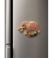 Magnet Fil Figürlü Taşlı Türkiye Buzdolabı Magneti – Dekoratif Hediyelik Souvenir Magnet