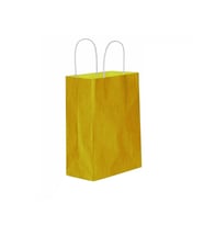 Kağıt Hediye Çantası Düz Renk Battal Boy 31X41 CM (25 Adet)  Gold