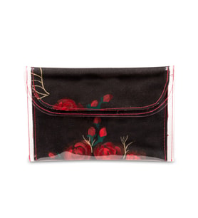 El Boyama Rose Serisi Medium Özel Clutch Çanta