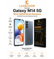 LUXELOOM Galaxy M14 5G Nano Şeffaf Ekran Koruyucu