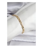 Mey İthalat® 14K Gold Renk Kaplama Zincir Model CM Kadın Bileklik