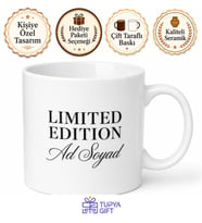 Limited Edition Yazılı Sınırlı Üretim İngilizce Kupa Bardak Özel Tasarım Hediye