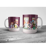 Pixxa Rick and Morty Kupa Bardak Model 4
