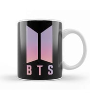 Min Suga Bts Logo Coloured Kupa Bardak Porselen