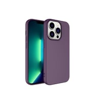 Apple iPhone 14 Pro Uyumlu Kılıf Zore Kamera Korumalı Mara Lansman Kapak (Koyu Mor)