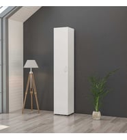 MODİLAYN ÇİLEK Tek Kapaklı 5 Raflı Çok Amaçlı Dolap, Banyo Dolabı, Mutfak Dolabı