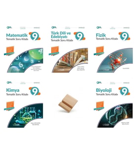 Palme 9. Sınıf 2027 MAARİF Matematik Edebiyat Fiizk Kimya ve Biyoloji Tematik Soru Bankası 5li Set