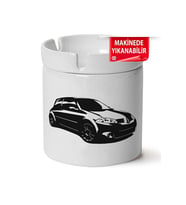 Megane Rs R26 Baskılı Porselen At-Söndür Küllük (Kl-Otmbl-Rnlt)