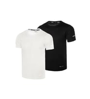 Ghassy Co. Erkek 2'li Paket Dry Fit Atletik Nem Emici Günlük Tshirt (Çok Renkli)