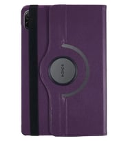 Pad X8a Kılıf 360 Tablet Deri Kılıf - Mürdüm Arka Kapak Lacivert