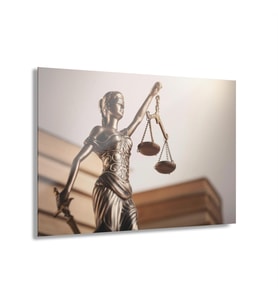 LEYLASER Adalet Terazisi  Cam Tablo Duvar Dekoru 4