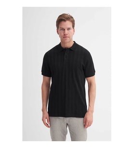 Cazador Regular Fit Siyah Erkek Polo Yaka T-shirt 41020