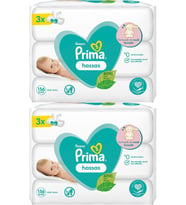 Prima Islak Havlu Mendil Hassas Ciltler İçin Bitki Bazlı Kokusuz (6 Lı Set) (2PK*3) 312 Yaprak