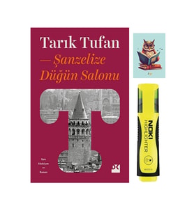 Şanzelize Düğün Salonu - Tarık Tufan 9786050973853 Sarı Fosforlu Kalem - Not Defterli Seti (Renksiz)