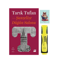 Şanzelize Düğün Salonu - Tarık Tufan 9786050973853 Sarı Fosforlu Kalem - Not Defterli Seti (Renksiz)