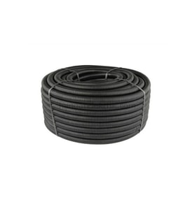 MUTLUSAN 40'lık Plastik Spiral Boru Siyah (25 metre)