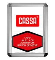 Rondo 21 x 30 cm A4 Alüminyum Açılır Çerçeve - 10'lu Paket
