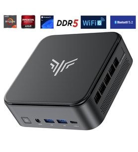 NiPoGi E3B Nova AMD Ryzen 7 6800H 32GB DDR5 1TB NVMe DP Type-C Wi-Fi 6 BT 5.2 W11 Mini PC