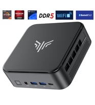 NiPoGi E3B Nova AMD Ryzen 7 6800H 32GB DDR5 1TB NVMe DP Type-C Wi-Fi 6 BT 5.2 W11 Mini PC