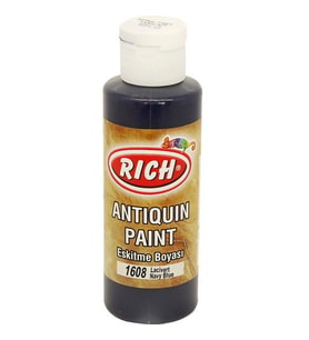 Rich Antiquing Paint Eskitme Ahşap Boyası 120 cc. 1608 Lacivert 