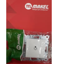 Makel lıllıum Beyaz lıght Yaylı Buton - Çerçevesiz