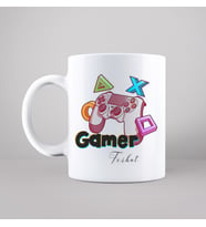 Gamer ( Oyuncu ) Tasarımlı Kupa Kişiye Özel