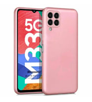 Microsonic Matte Silicone Samsung Galaxy M33 Kılıf Rose Gold