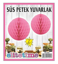 SÜS PONPON PETEK PEMBE PK:2-