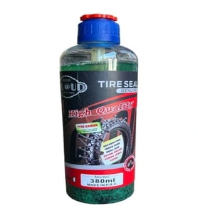 Motosiklet İş Makinası Otomobil Bisiklet Lastik Tamir Zırhı Yeşil Zırhı 380 ml
