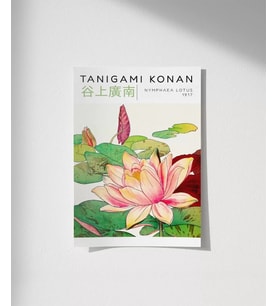 Çerçevesiz Poster Tanigami Konan Nymphaea Lotus