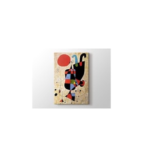 DBSanatevi Joan Miro - Upside-down Figures Tablo 40 X 60 Cm