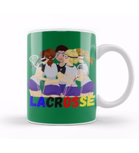 Funny Lacrosse Gift For Lacrosse Mom Dad  's Kupa Bardak Porselen