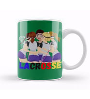 Funny Lacrosse Gift For Lacrosse Mom Dad  's Kupa Bardak Porselen