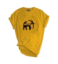 Store Unisex Baskılı Tişört Outdoor Sport T-shirt (Sarı-Siyah)