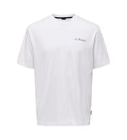 ONLY & SONS ONSMERVYN LIFE RLX SUMMER SS TEE 22029519 (Beyaz)