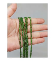 Bileklik Boy Diopsit Taşı Dizi 3*3.5mm (51222) Yarım Dizi (17CM UZUNLUĞUNDADIR)