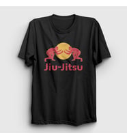 Presmono Unisex Beyaz Jiu Jitsu Masters Güreş Mma Ufc T-Shirt 532627tt (Siyah)