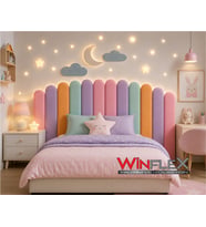 WİNFLEX YATAK BAŞLIK AY VE BULUT SET DEKORASYON PANEL RENKLİ - 180CM