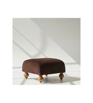 Cacao Velvet Ottoman Ayak Pufu