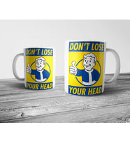 Pixxa Fallout Don't Lose Your Head Kupa Bardak Model 5