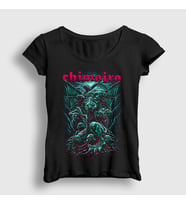 Presmono Kadın Siyah Kingdom Chimaria T-Shirt 549272tt