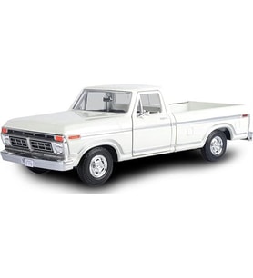 Motormax 1977 Ford F-150 Custom Pickup Yeşil 1/24 Model Araba Beyaz