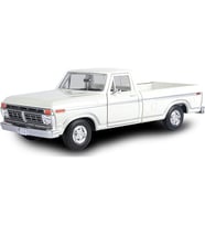 Motormax 1977 Ford F-150 Custom Pickup Yeşil 1/24 Model Araba Beyaz