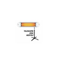 AWOX White Ecotec Infrared Isıtıcı Elektrikli Soba Isıtıcı Ayak Dahil (Beyaz)