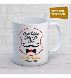 Kişiye Özel İsim Yazılabilir Canım Babalar Günün Kutlu Olsun Kupa Bardak