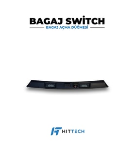 Land Rover ve Jaguar Uyumlu Çıtalı LED Bagaj Açma Düğmesi Butonu Switch OEM LR020189