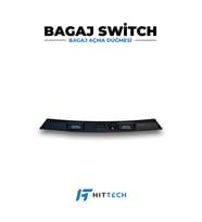 Land Rover ve Jaguar Uyumlu Çıtalı LED Bagaj Açma Düğmesi Butonu Switch OEM LR020189